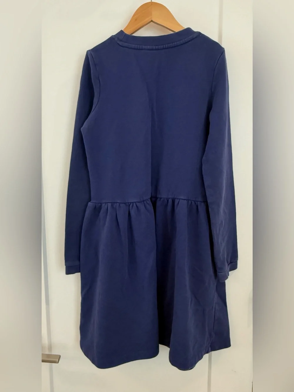 Mini Boden Navy Embroidered Patch Dress - Youth Size 11/12